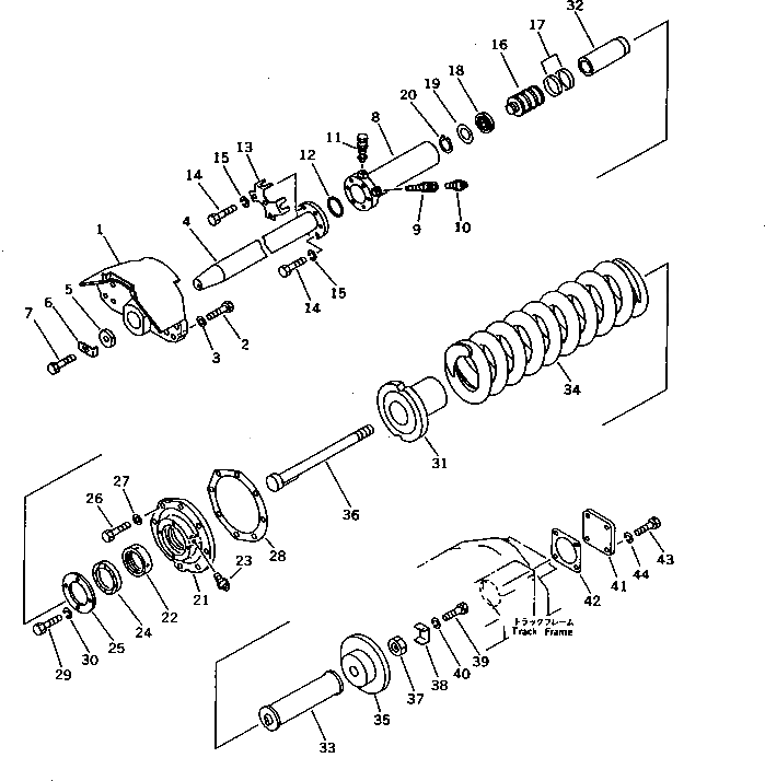 Вал 154-30-44410 Komatsu