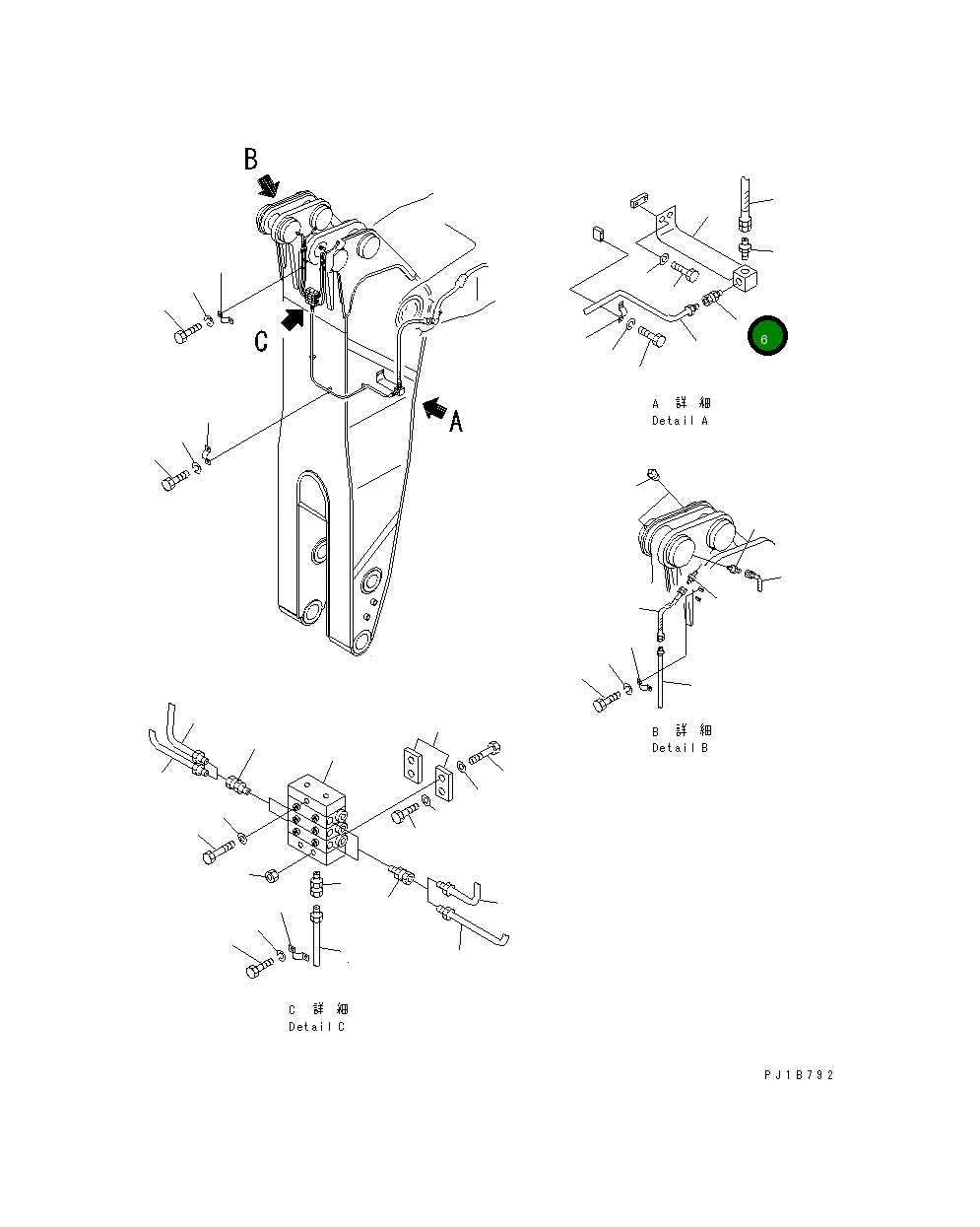 Адаптер 21T-72-17620 Komatsu