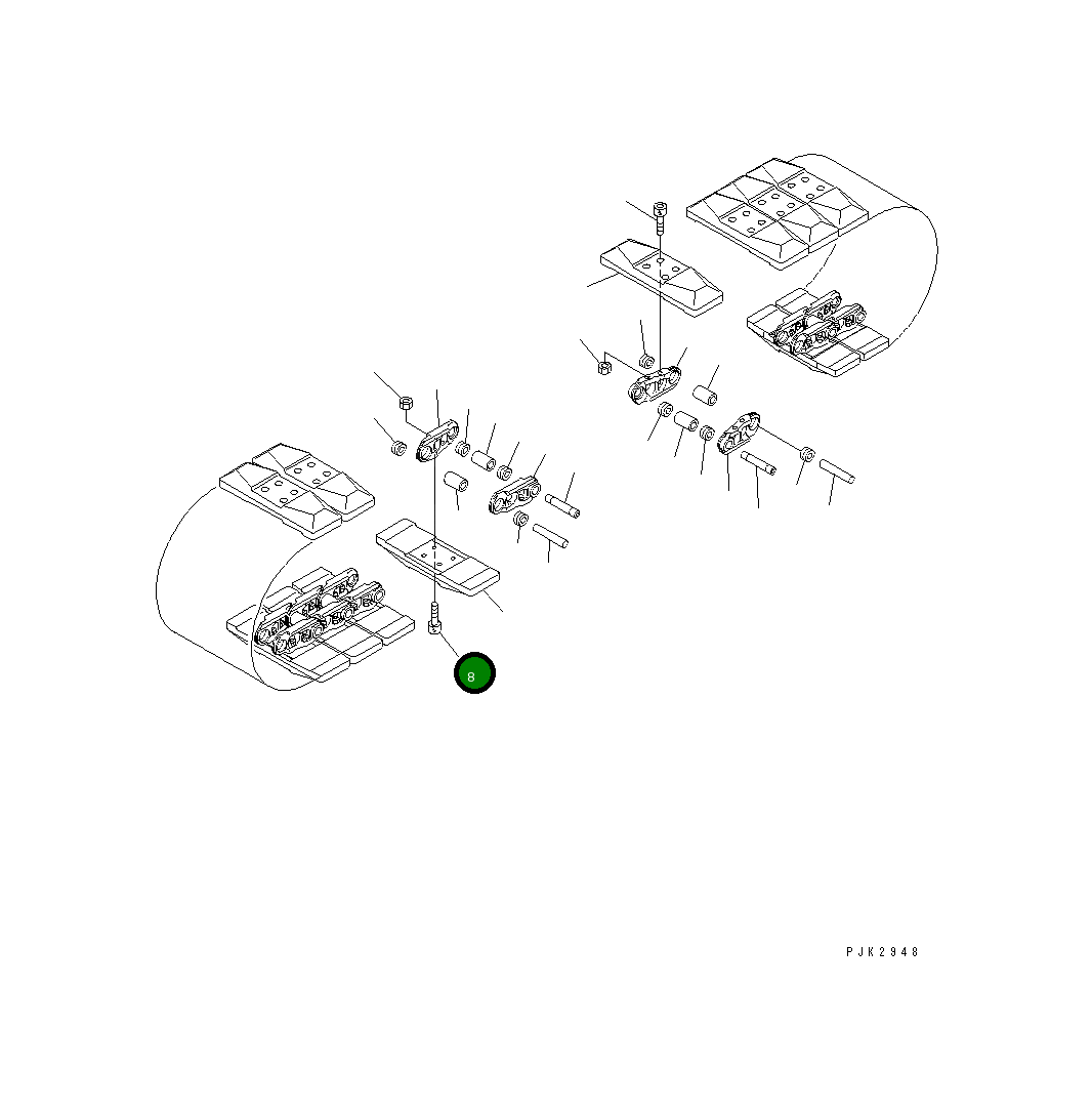 Болт 01252-71440 Komatsu