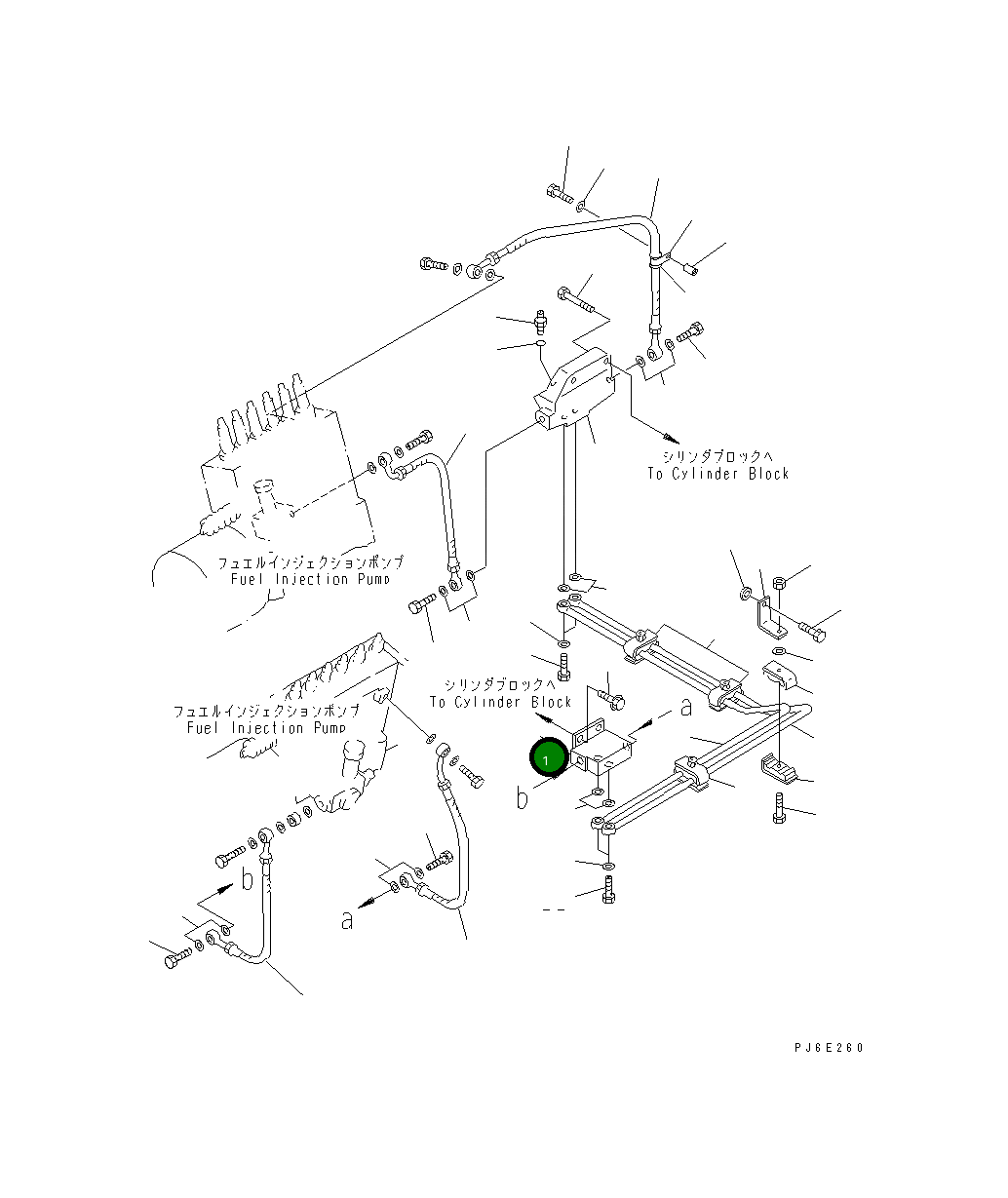 Адаптер 6215-71-7640 Komatsu