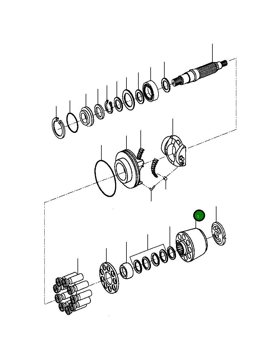 Барабан 1434 098 H1 Komatsu