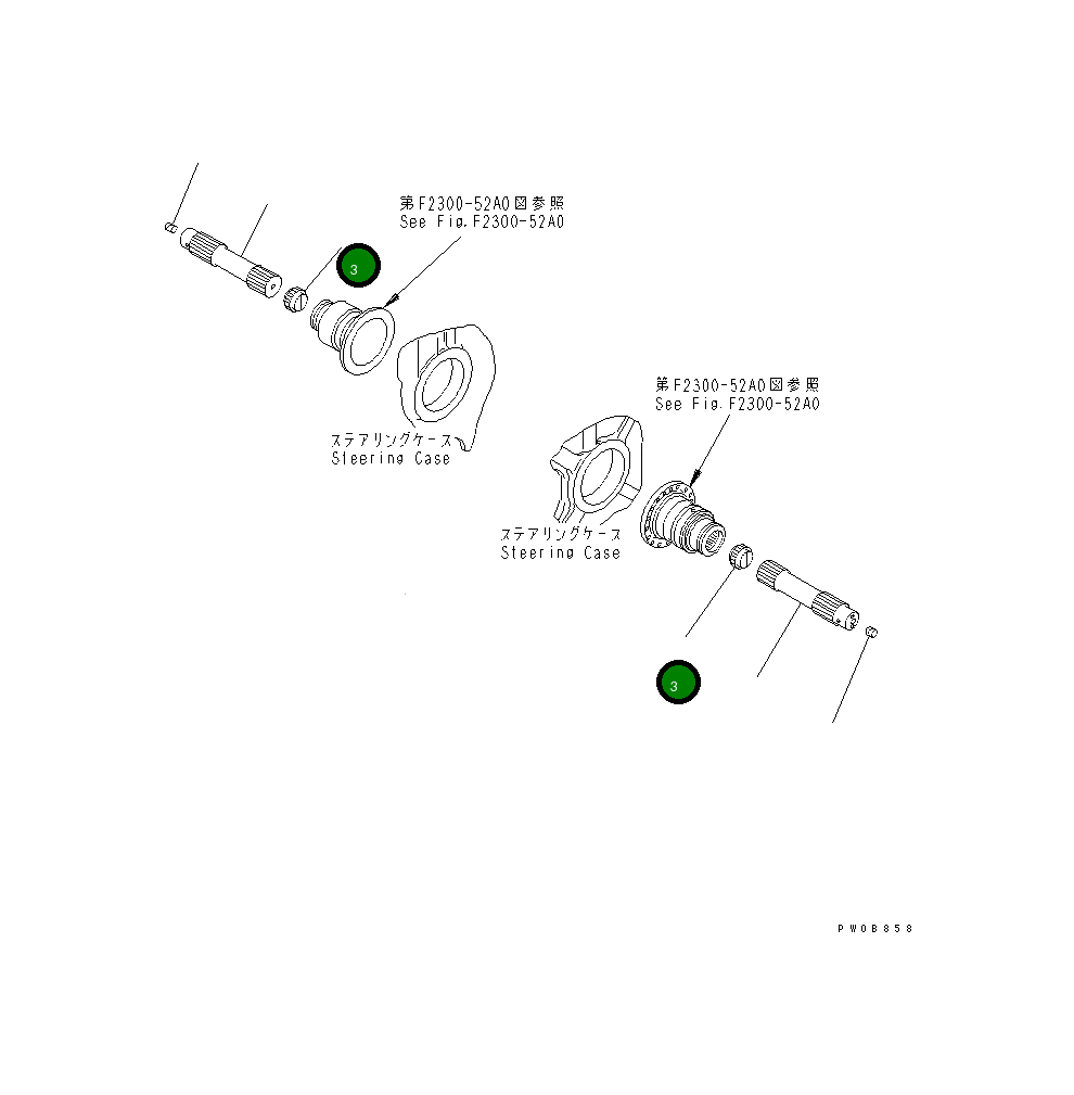 Вал 14Y-22-14171 Komatsu
