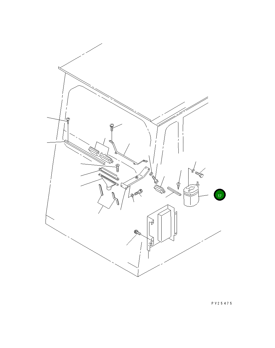 Бак 566-07-14111 Komatsu