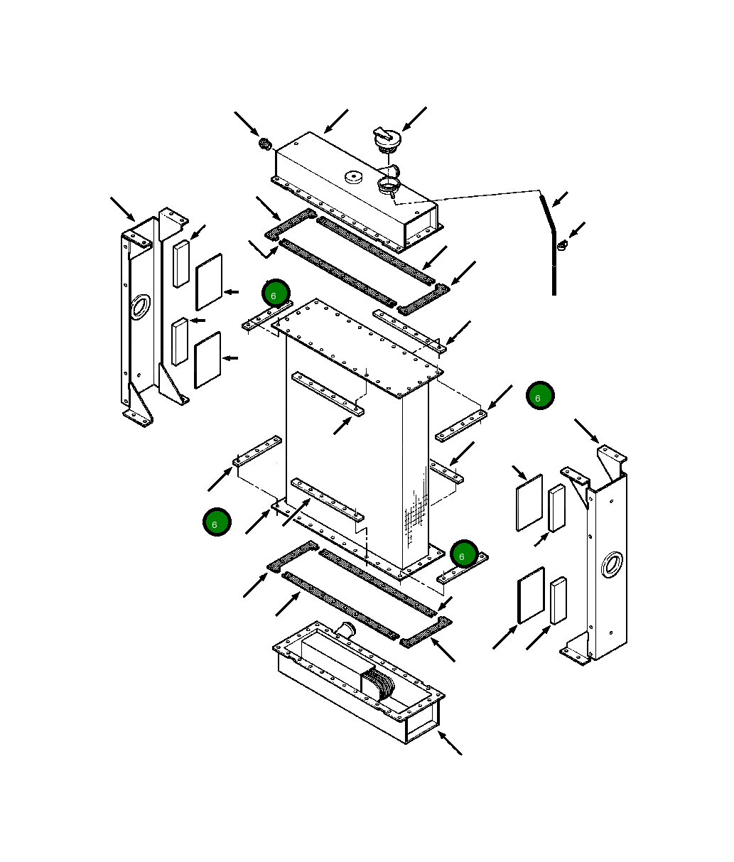Болтовая штанга 1299 944 H1 Komatsu