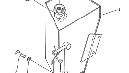 Бак 361-60-14110 Komatsu