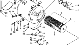 Бак M721145602500 Komatsu