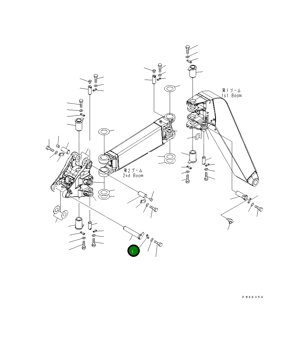Вал 20X-70-31230NK Komatsu