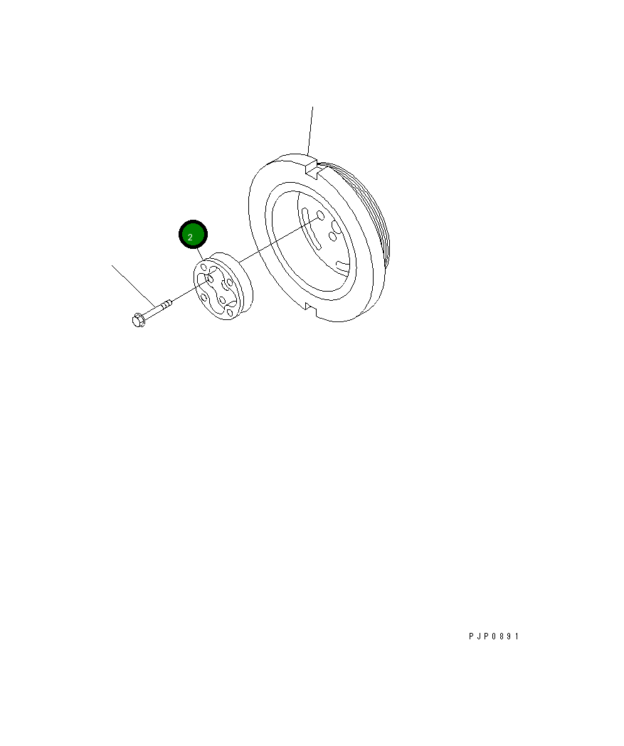 Адаптер 6732-31-8110 Komatsu