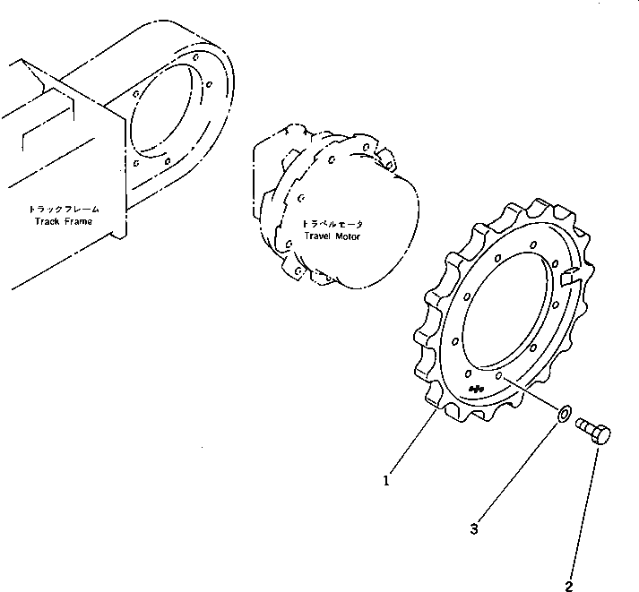 Ведущая звезда 20T-27-31110 Komatsu