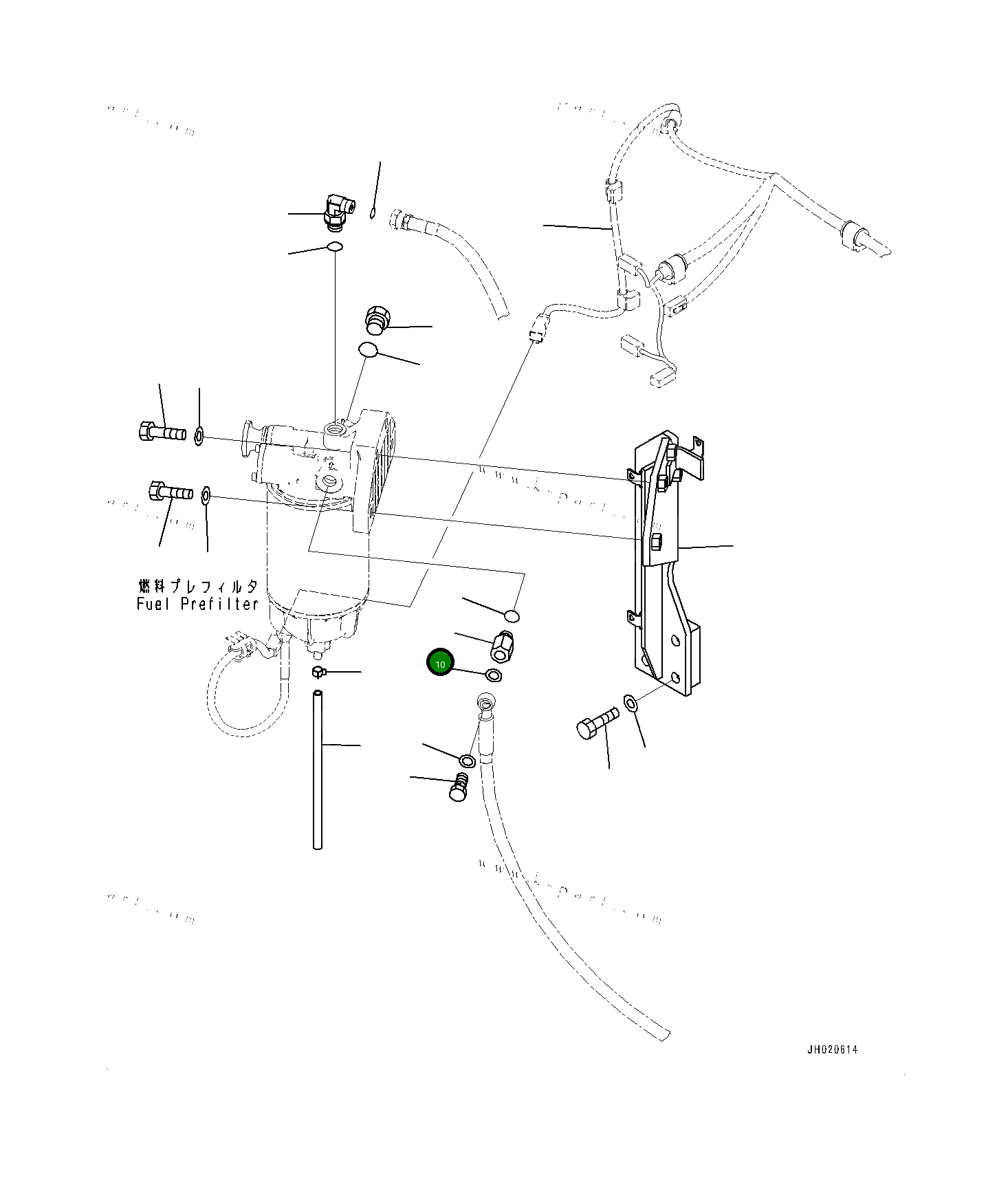 Адаптер 20Y0442140 Komatsu