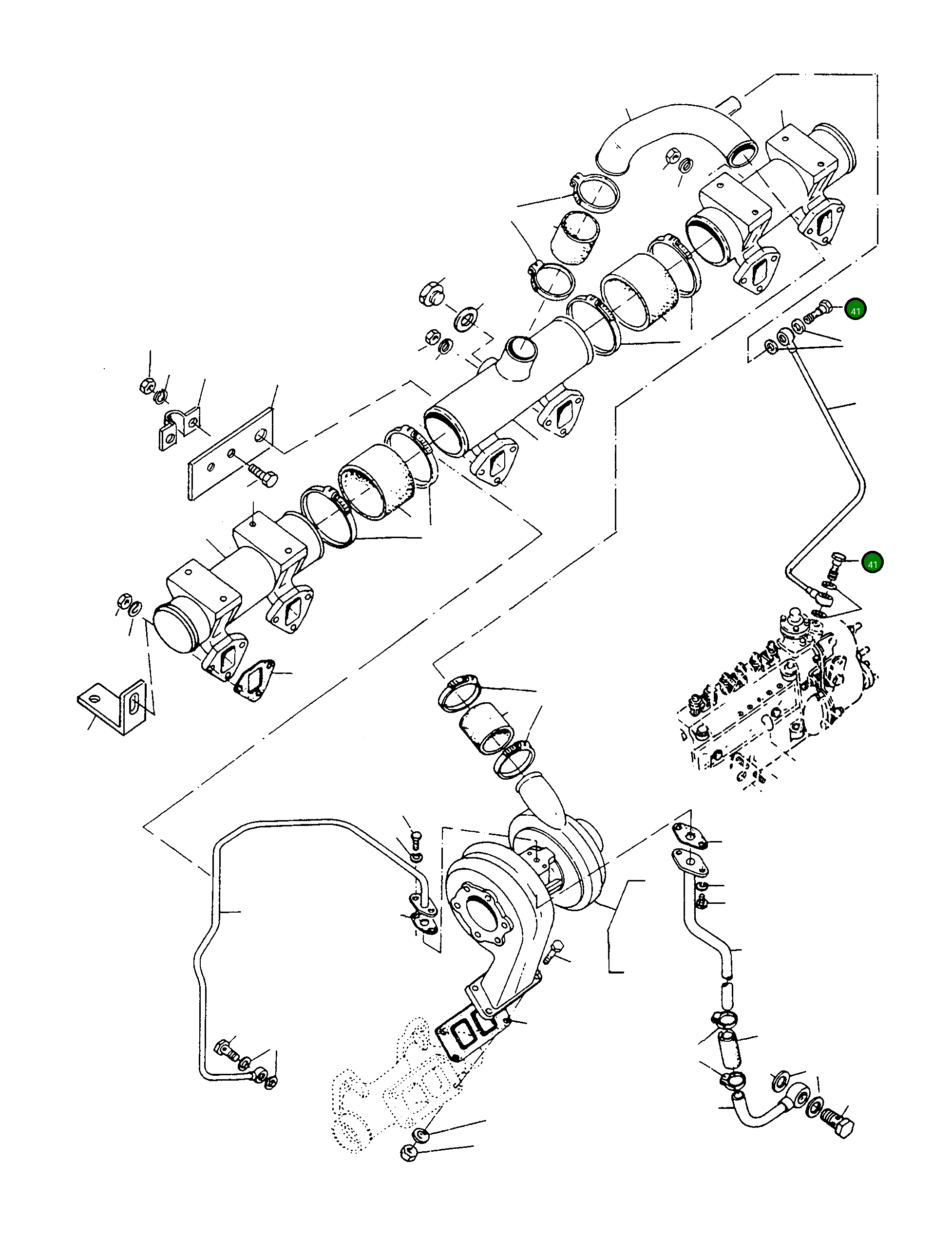 Болт-банджо 2999616M1 Komatsu