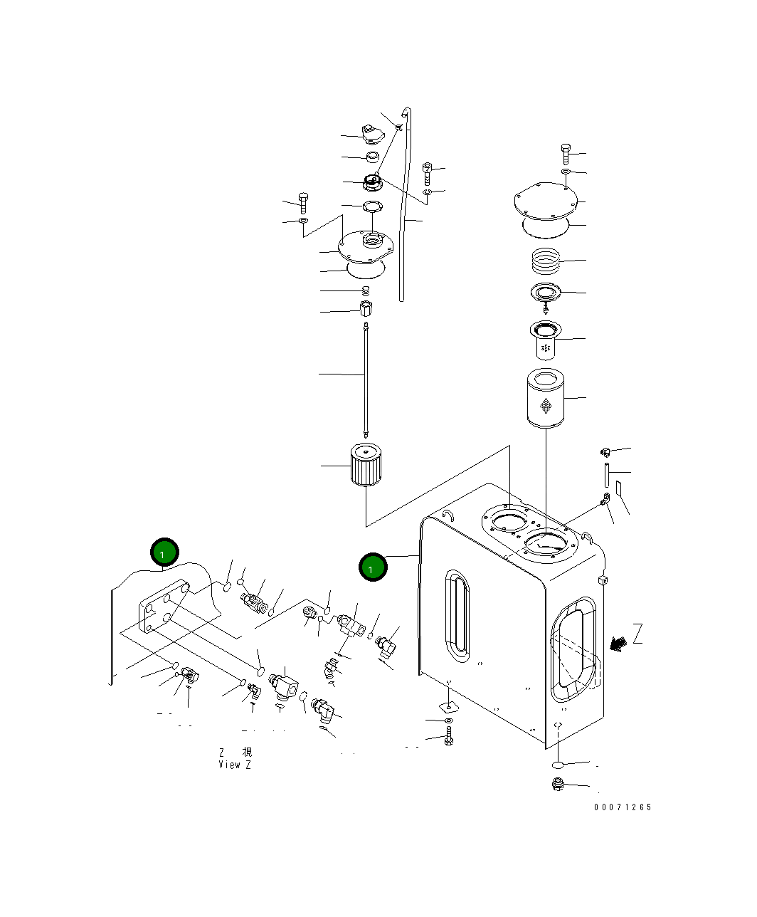 Бак 20Y-60-41112 Komatsu