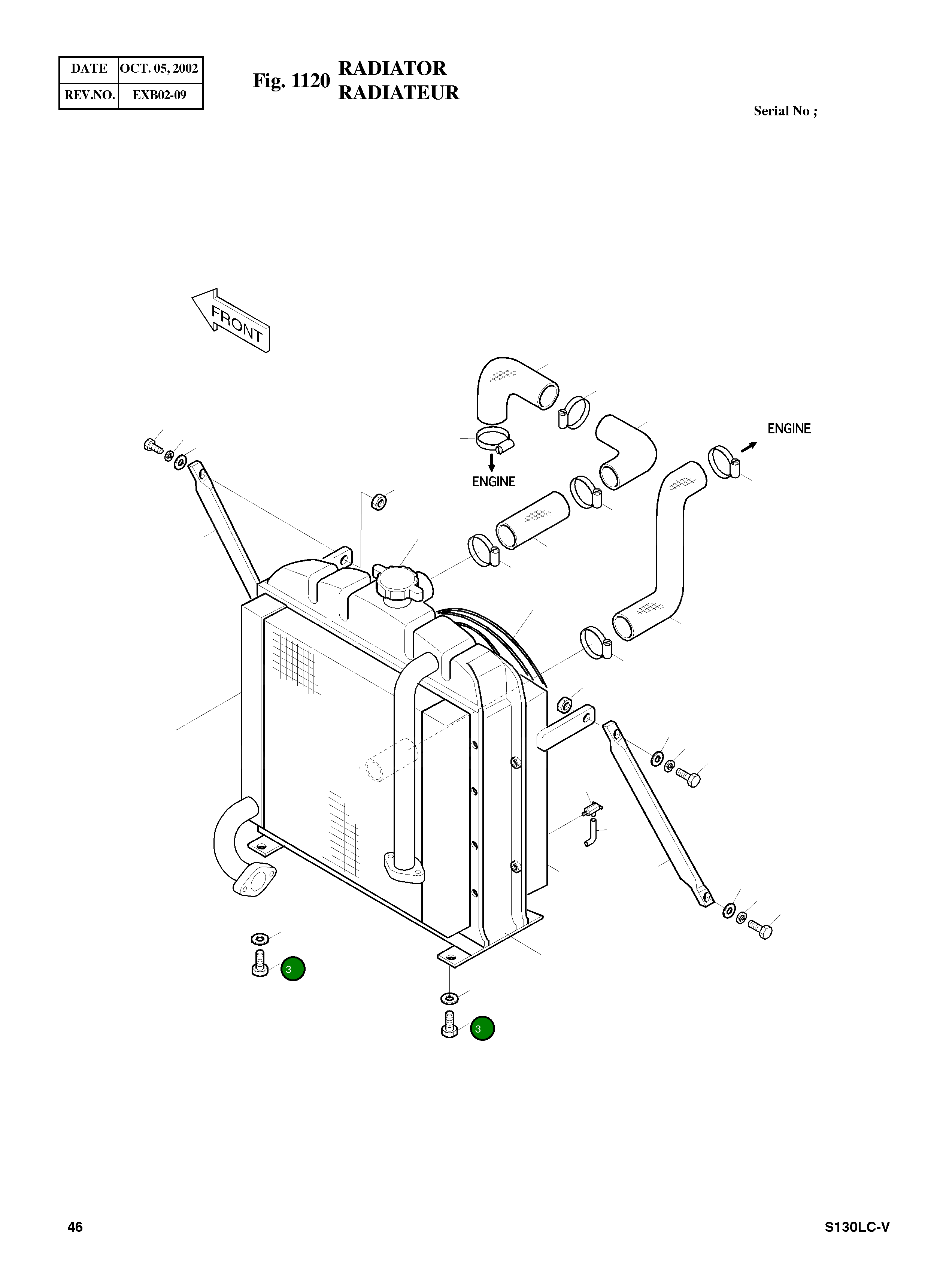 Болт M16X2.0X45 S0565156 Komatsu