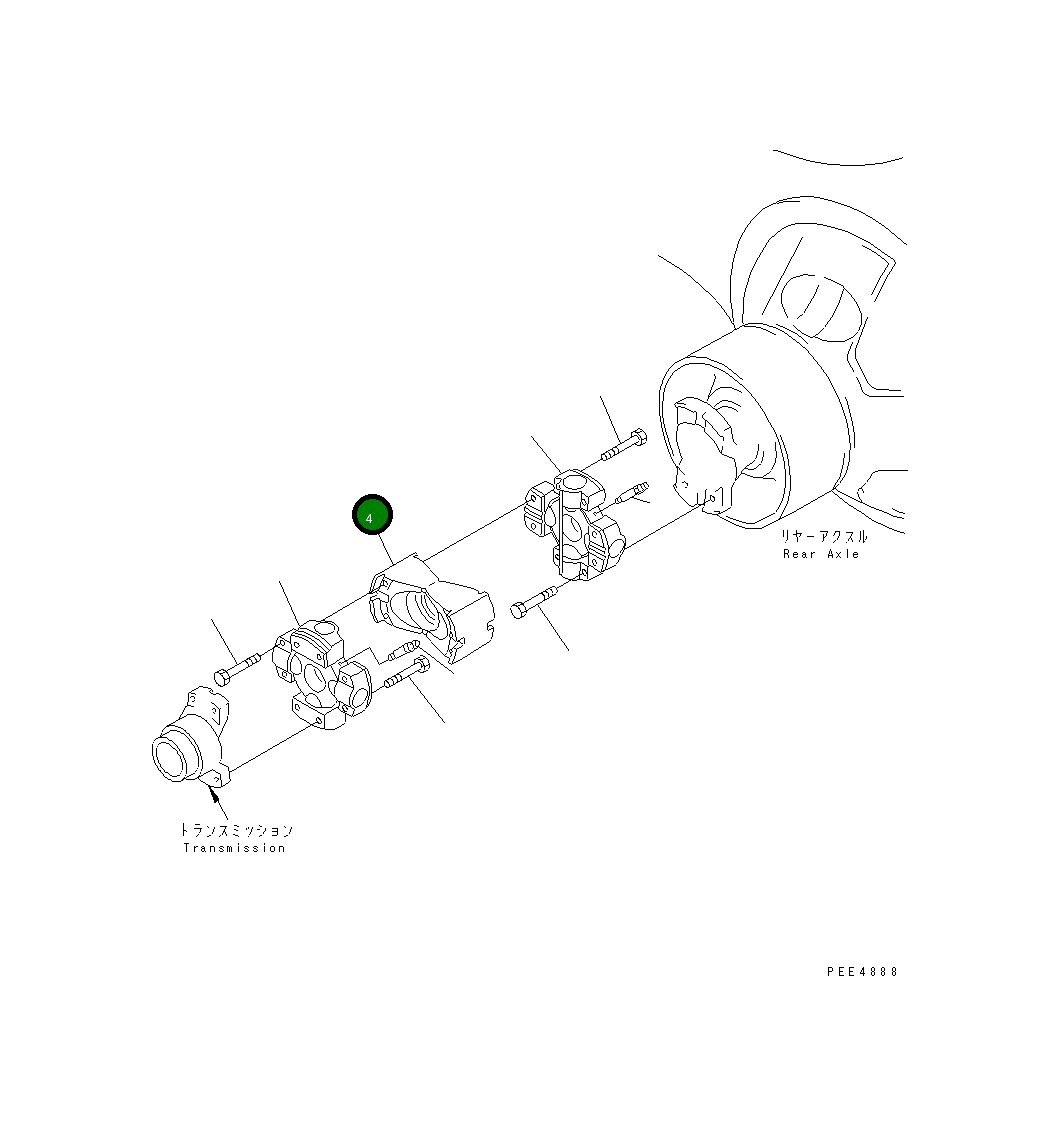 Вилка 421-20-24650 Komatsu