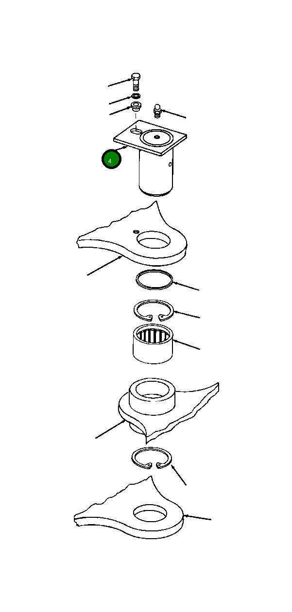 Вал 1122 732 C1 Komatsu
