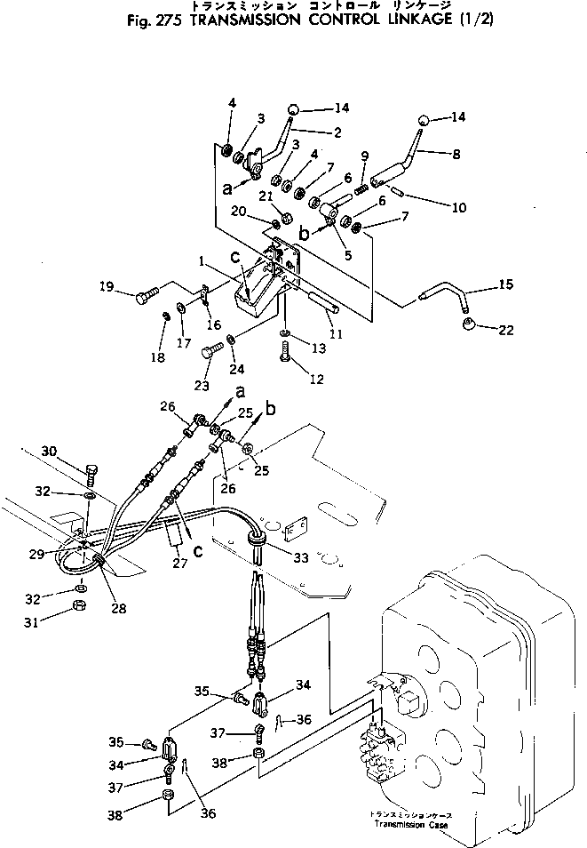 Вилка 380-213854-1 Komatsu