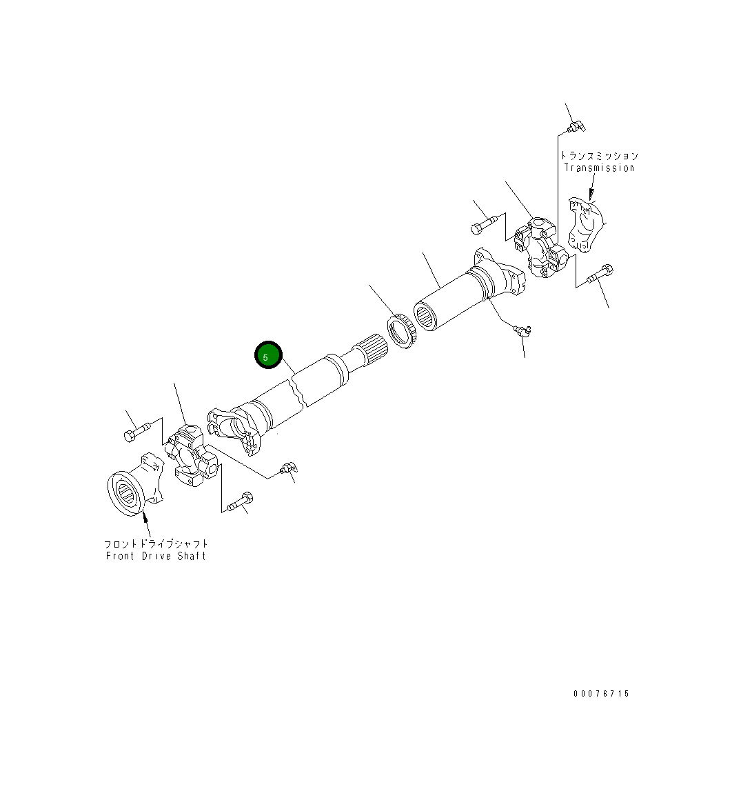 Вал 421-20-32730 Komatsu