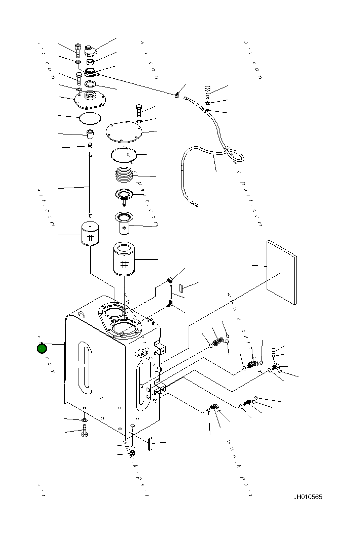 Бак 21K-60-41110 Komatsu