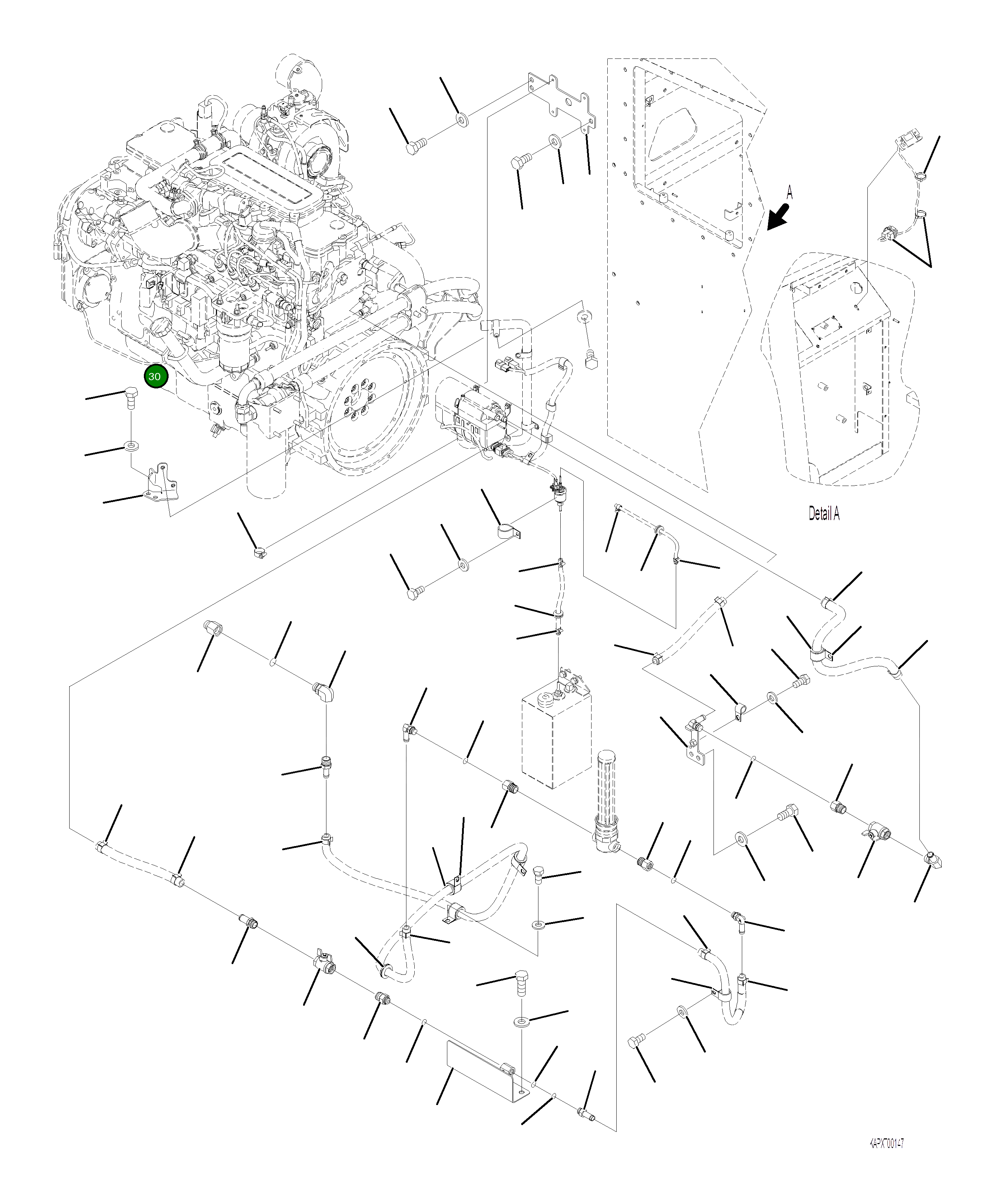 Адаптер 4A1-979-1250 Komatsu