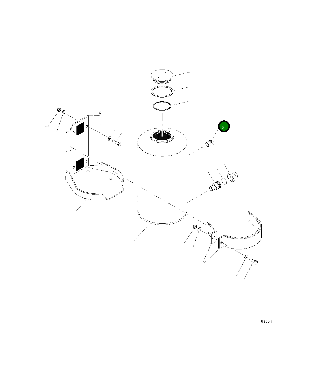 Адаптер 21236 Komatsu