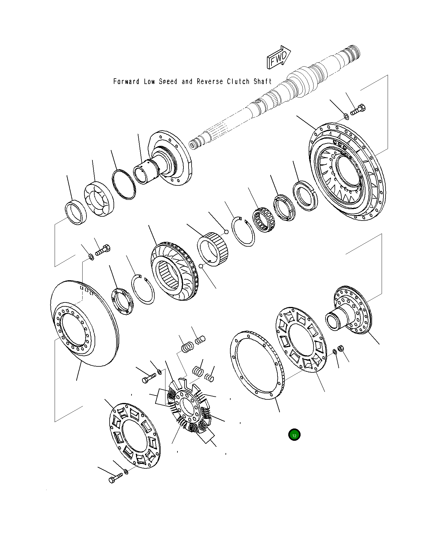 Барабан 23H-13-17510 Komatsu