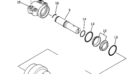 Вал 203-30-25120 Komatsu