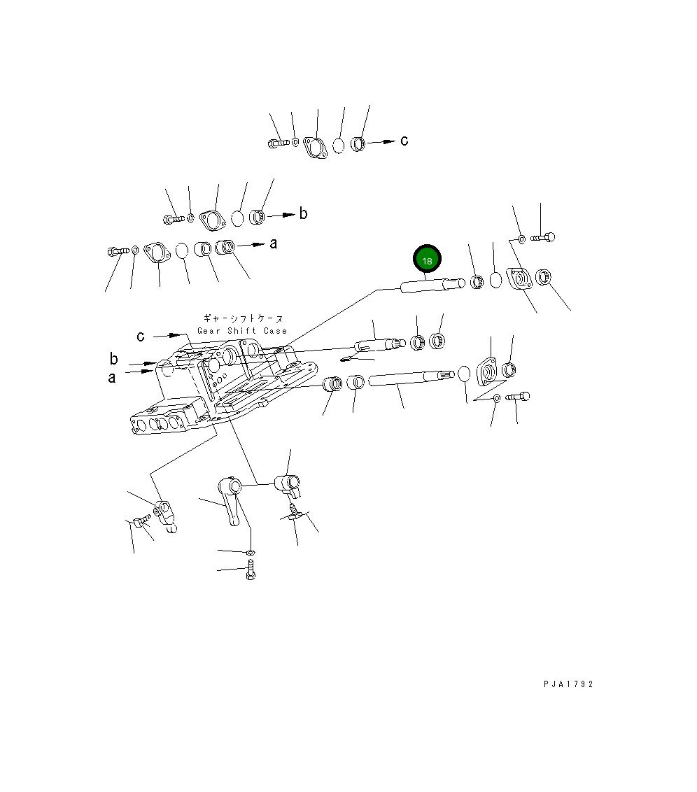 Вал 14X-14-12651 Komatsu