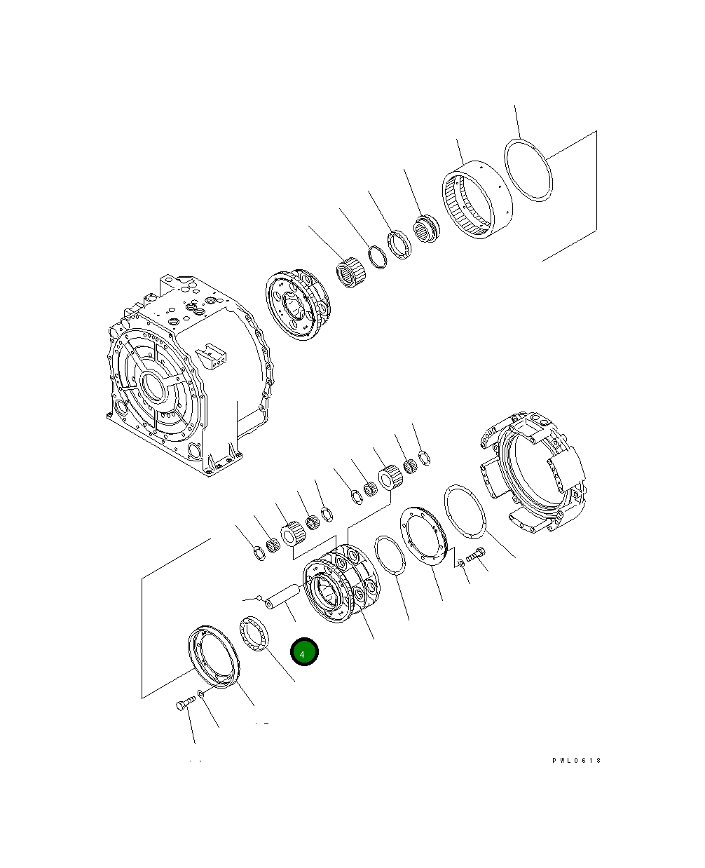 Вал 198-15-32520 Komatsu