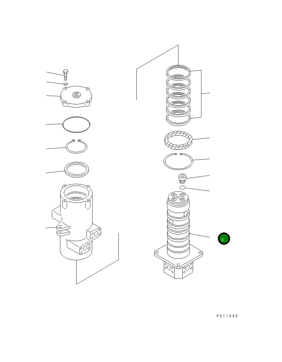 Вал 703-11-92132 Komatsu