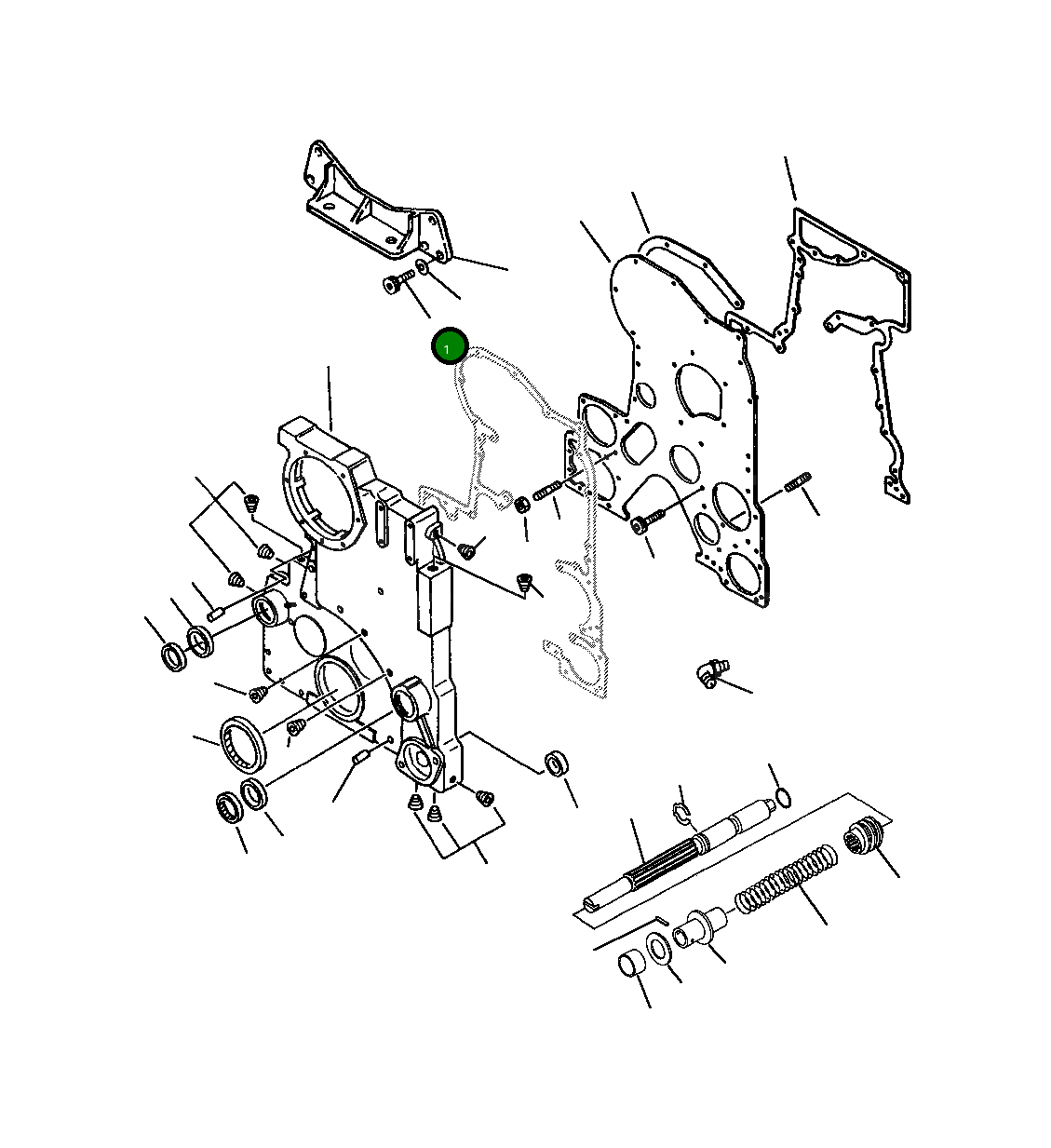 Болт - 5/8-11 X 2 1/4 1238 062 H1 Komatsu