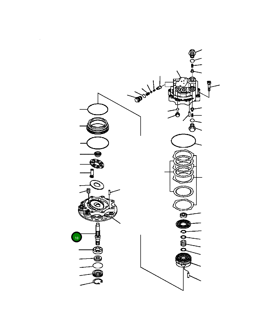 Вал 708-7S-22110 Komatsu