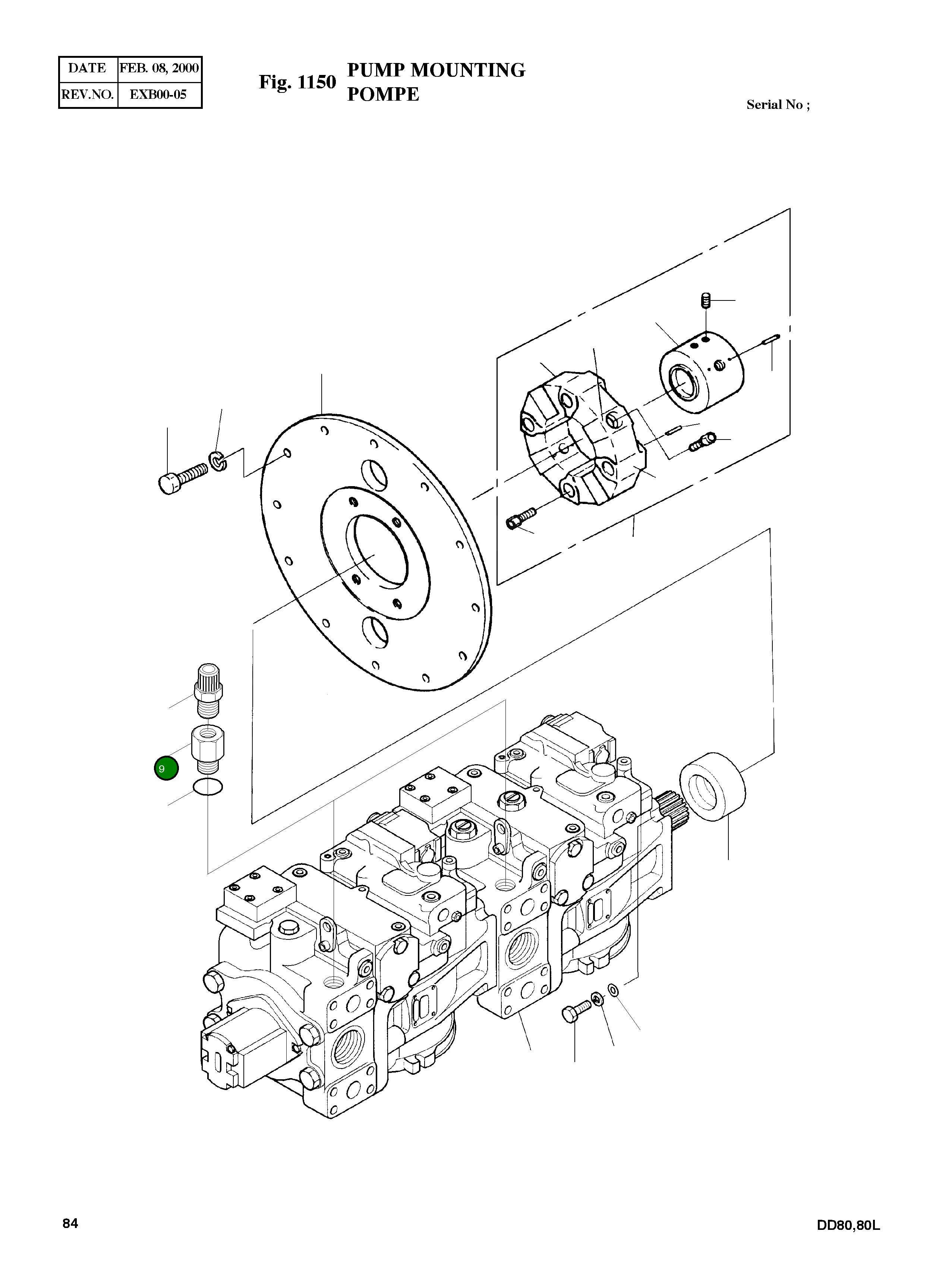 Адаптер 2181-2201D5 Komatsu