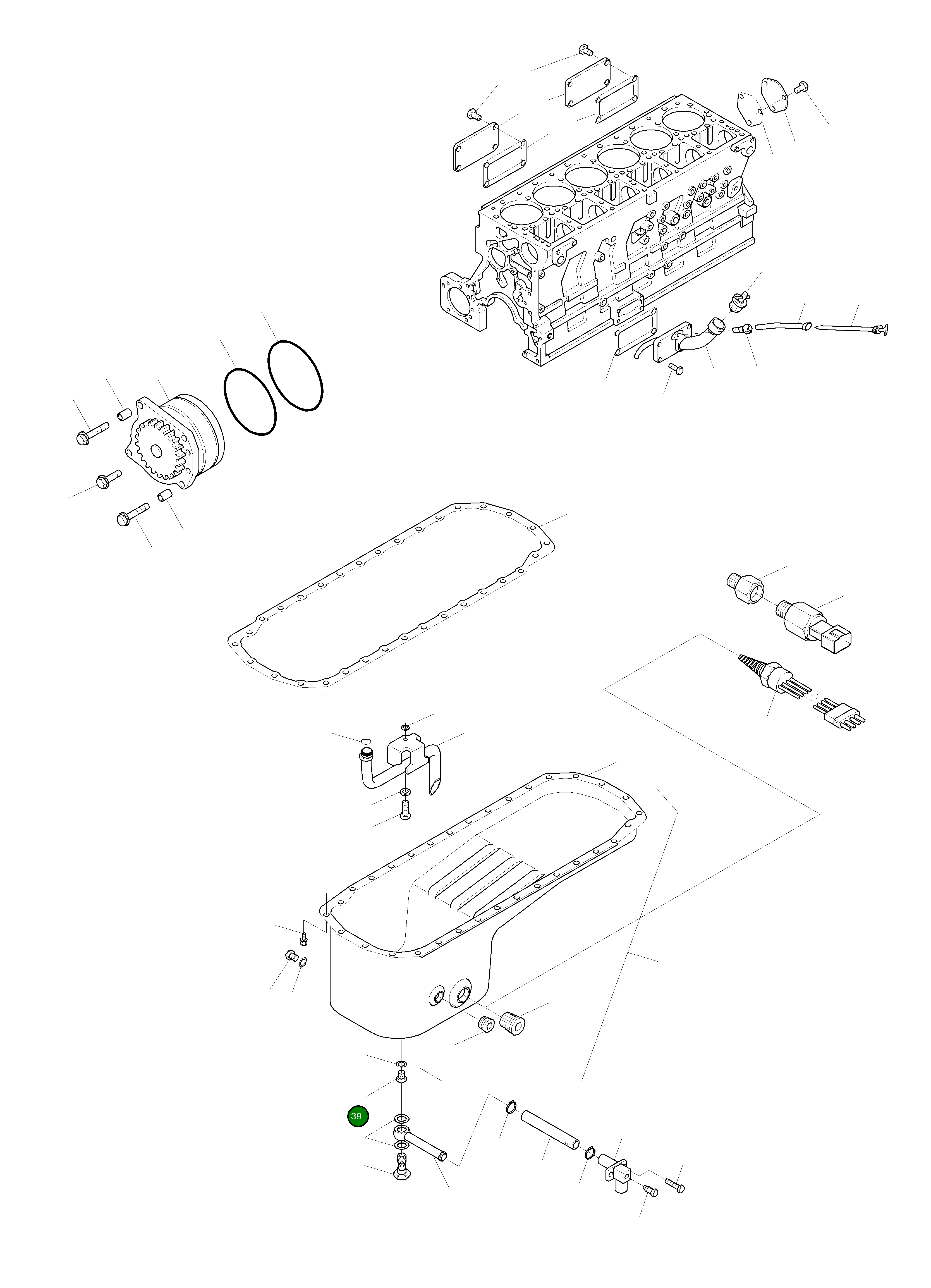 Болт-банджо 421-01-H0P11 Komatsu