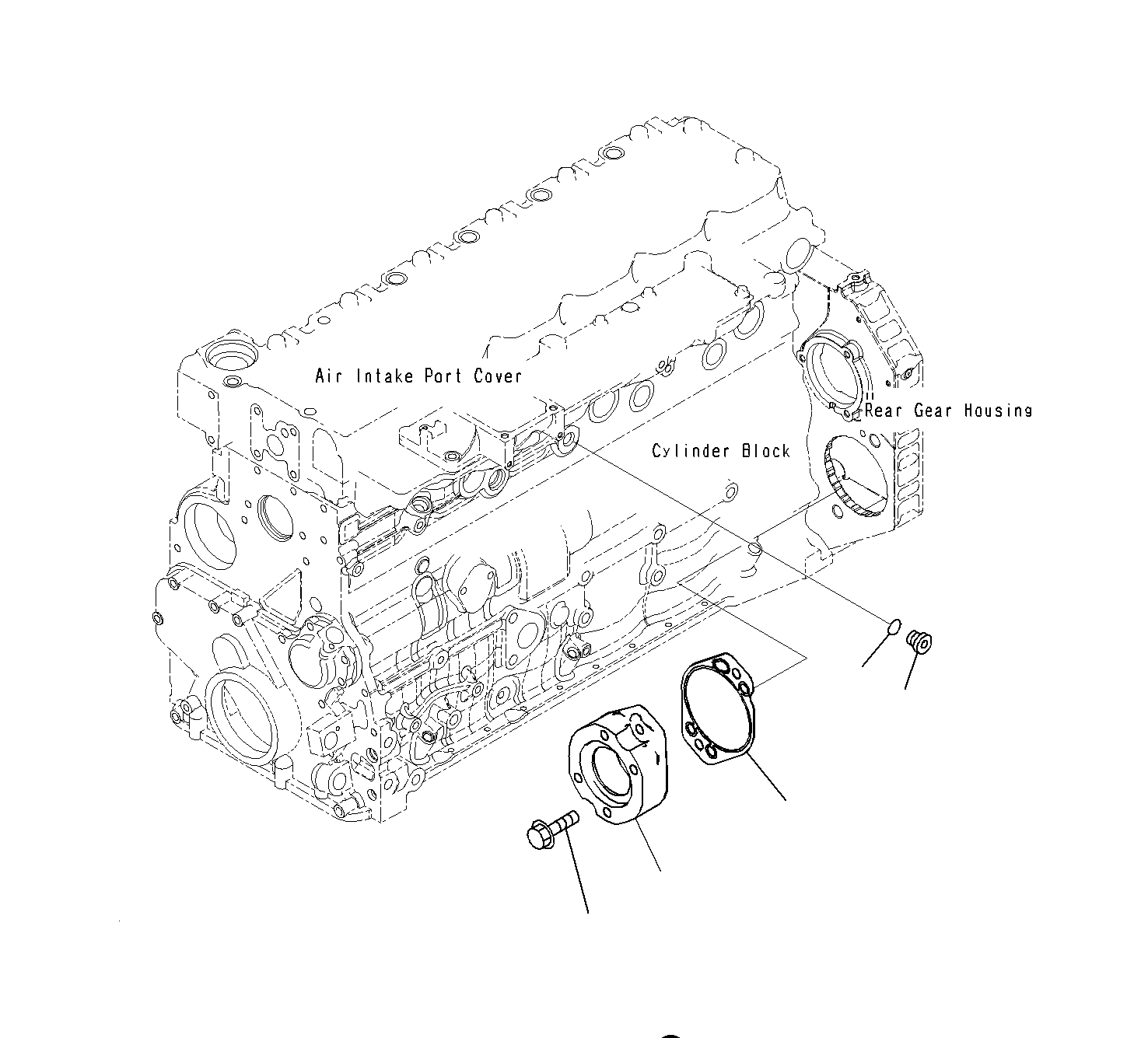 Адаптер 6754-21-9140 Komatsu