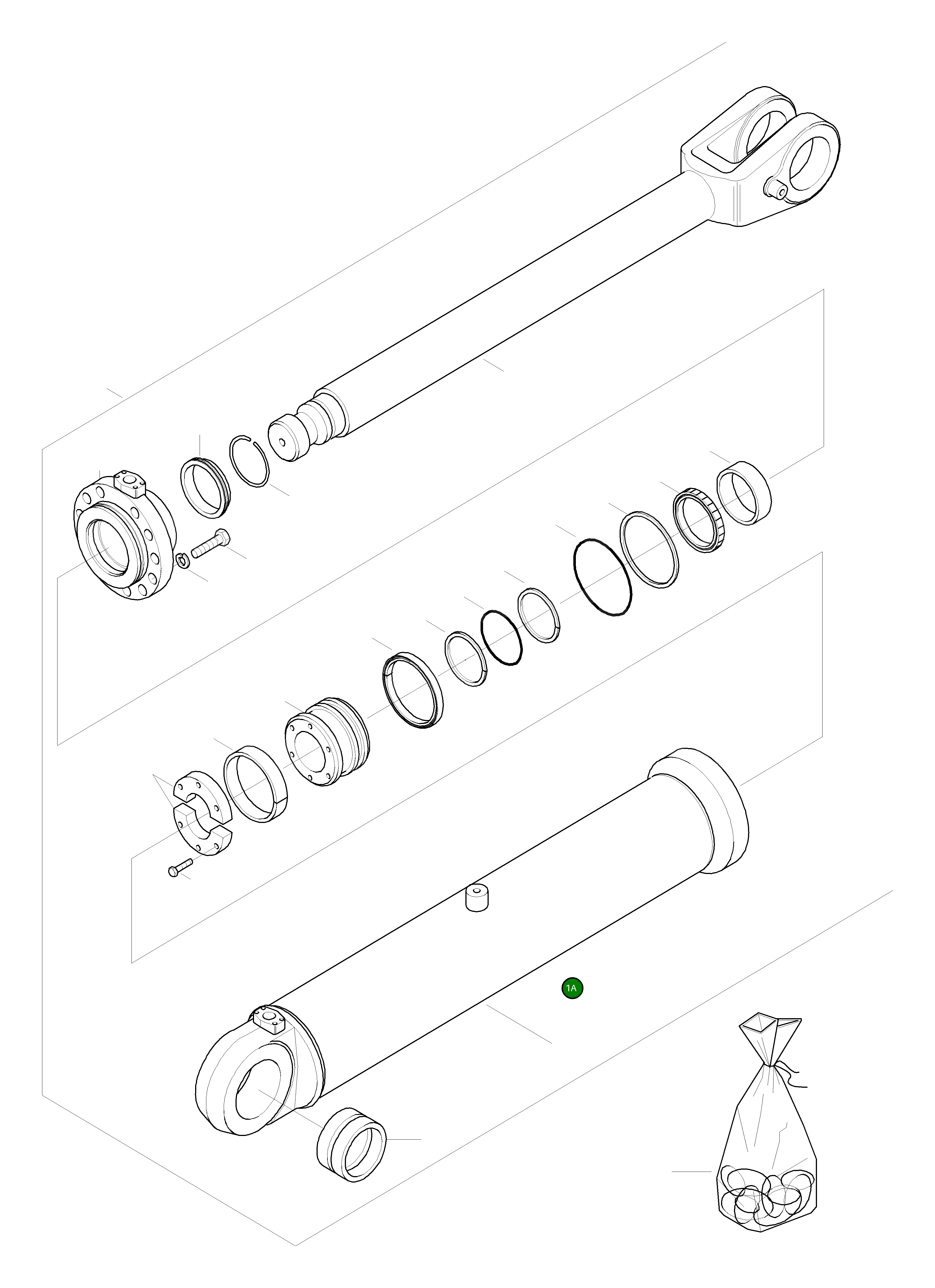 Барабан 707-13-18218 Komatsu