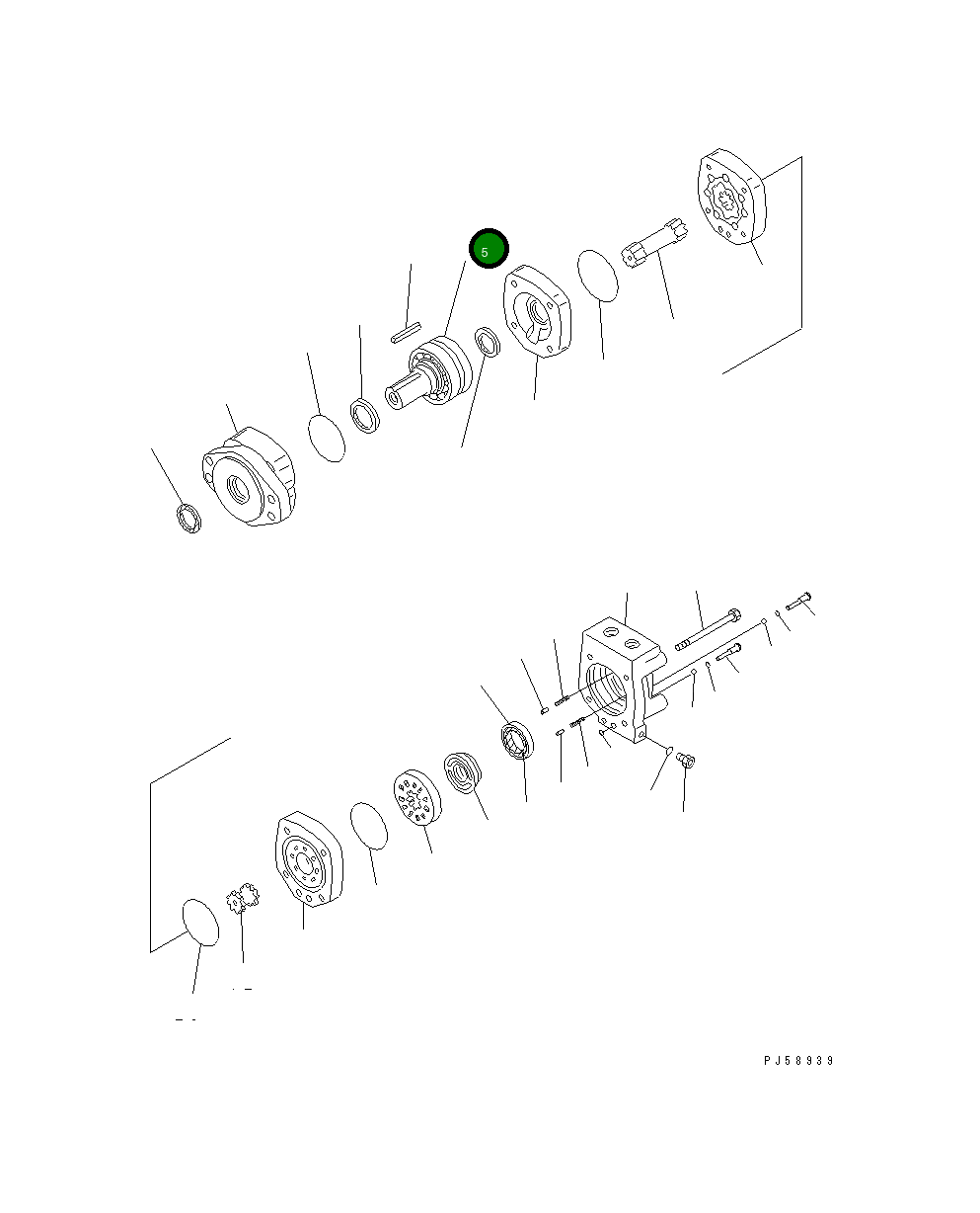 Вал 23A-62-11120 Komatsu