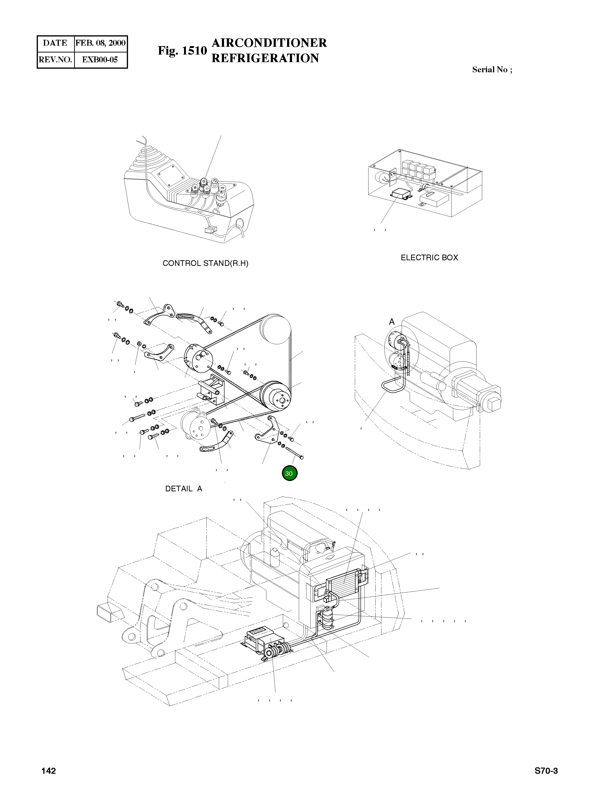 Болт M10X1.5X165 2120-1036D13 Komatsu