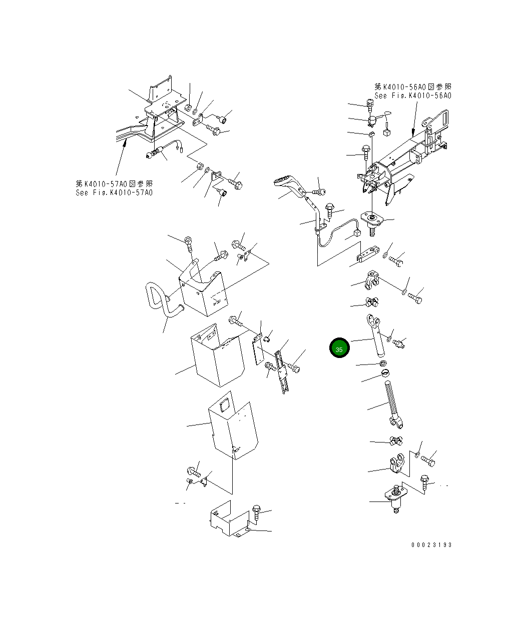 Вилка 421-40-12521 Komatsu