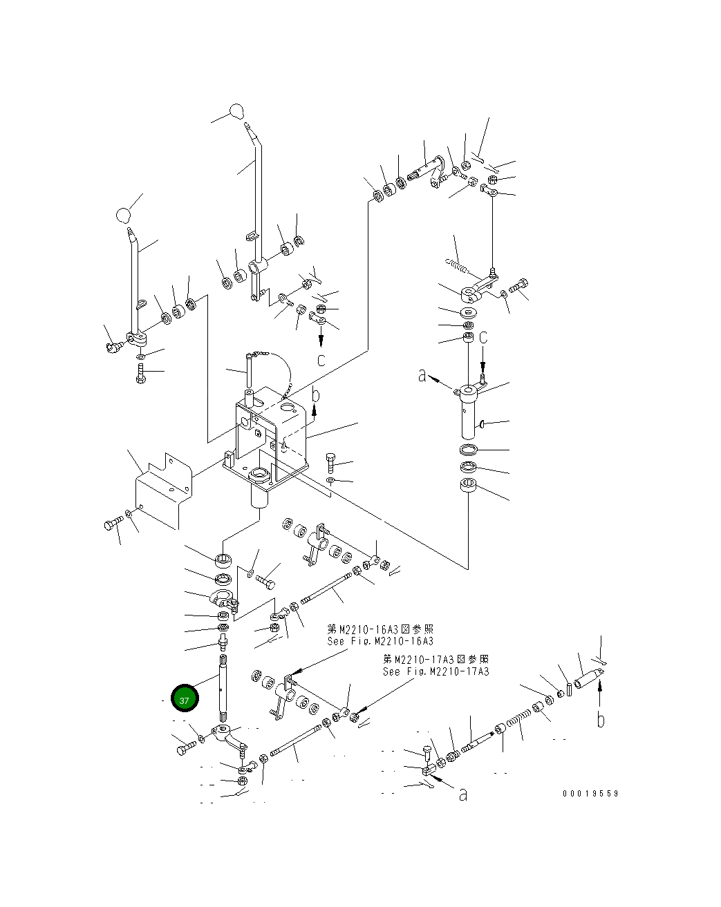 Вал 196-916-1740 Komatsu