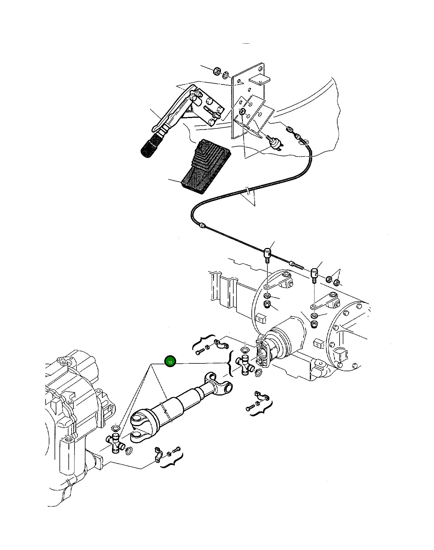 Вал 312606070 Komatsu