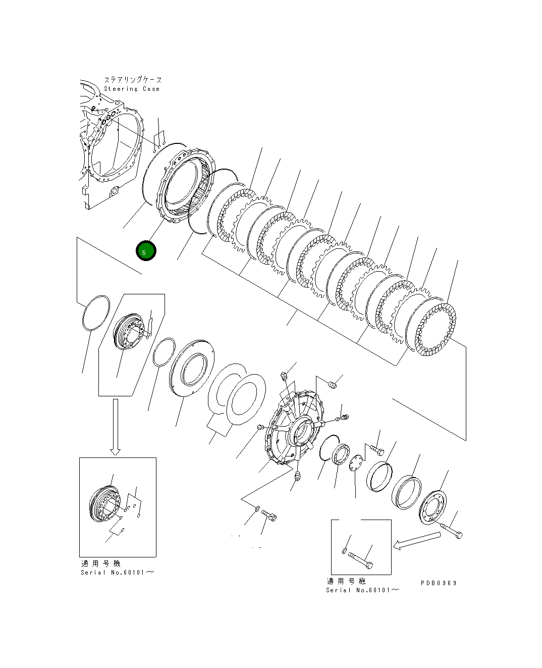 Барабан 17A-22-11181 Komatsu