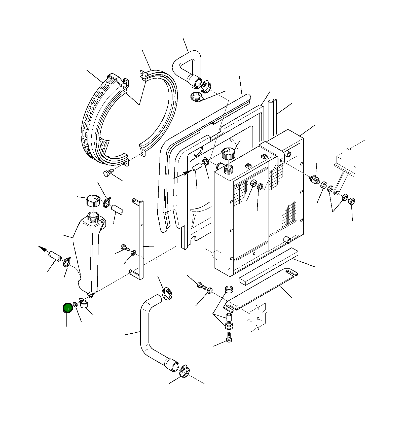 Бак 226-03-11271 Komatsu