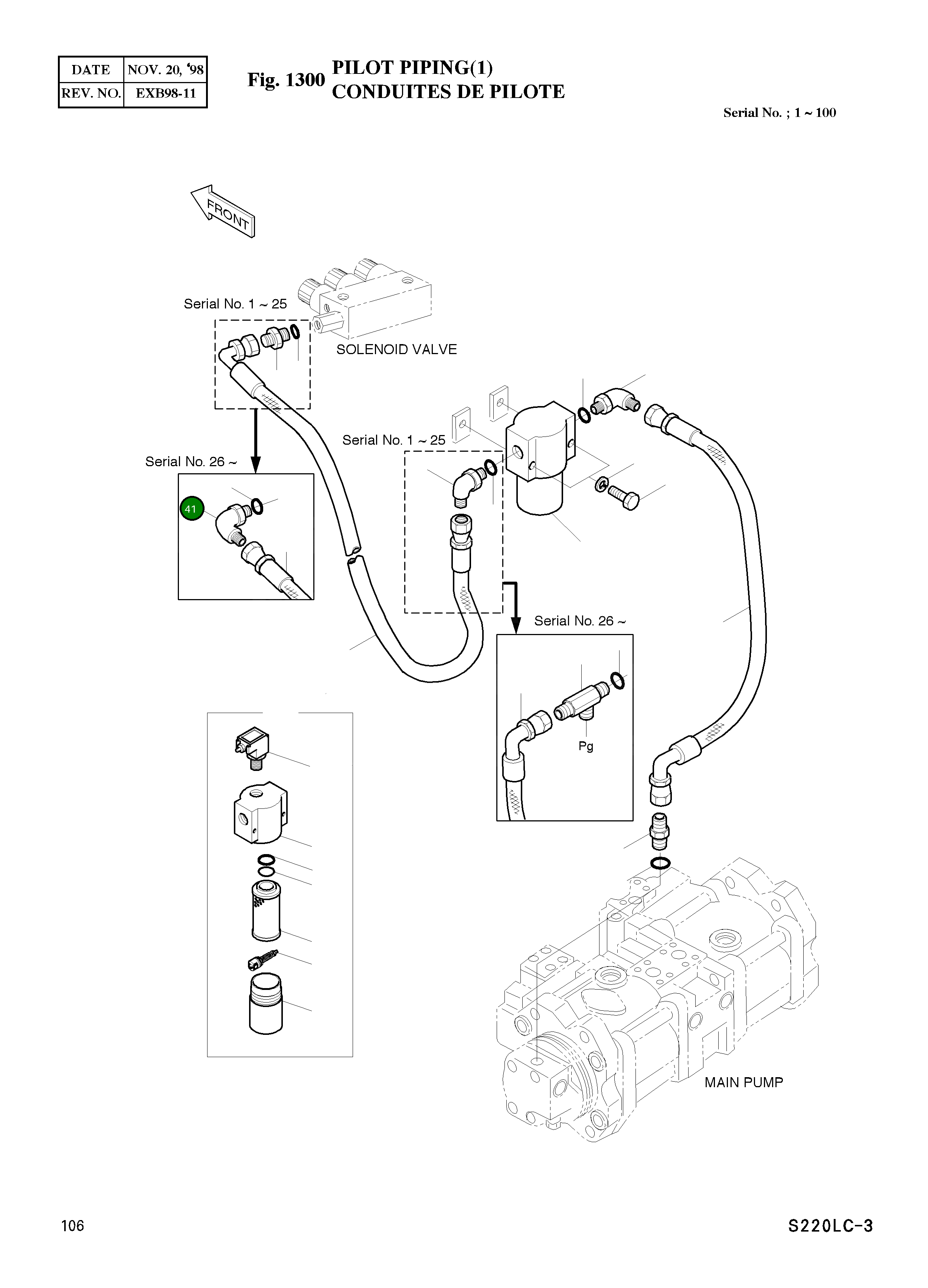 Адаптер PFO3/8XPF1/2 2181-1702D13 Komatsu