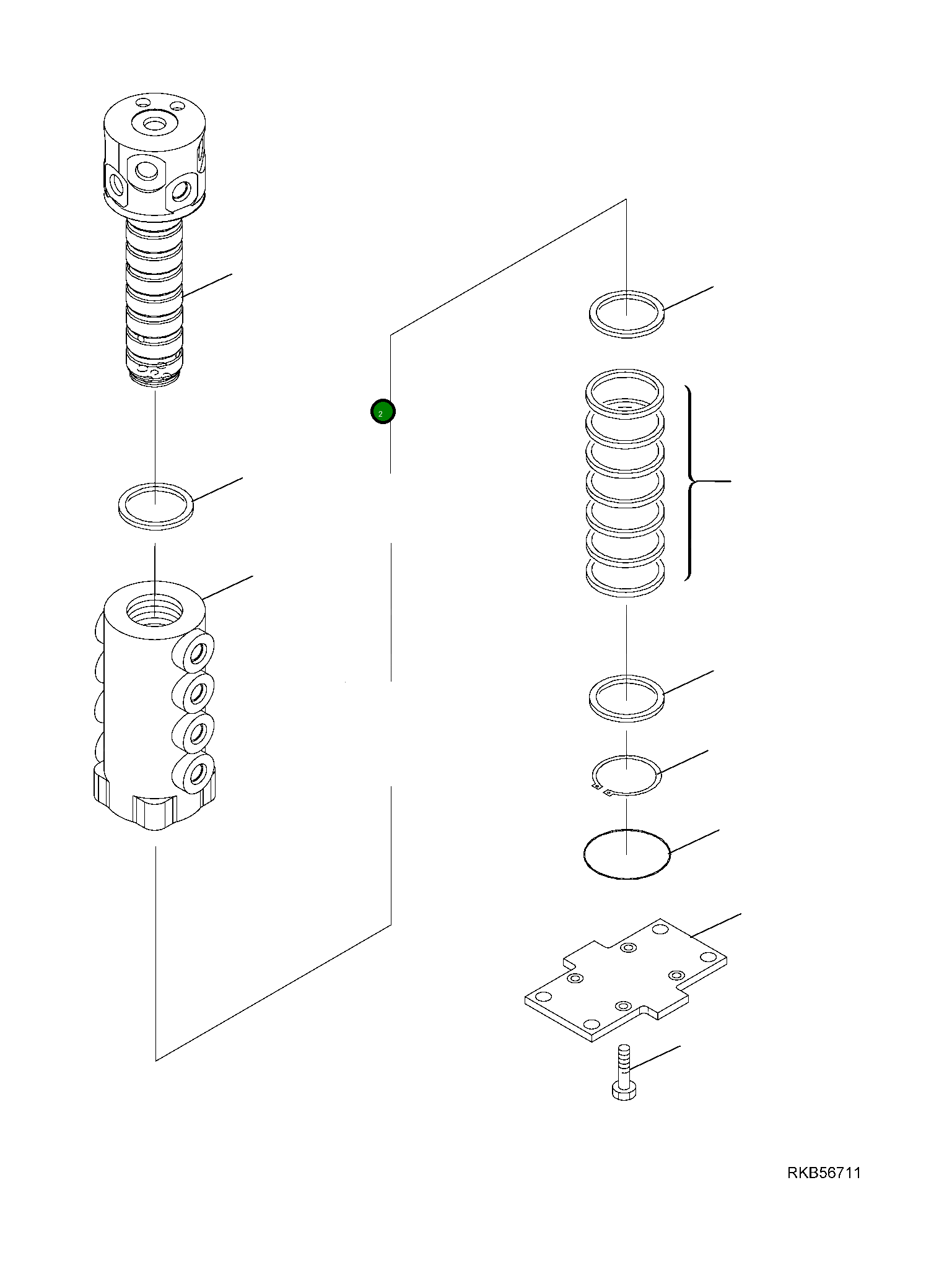 Вал 22L-09-R1Z40 Komatsu