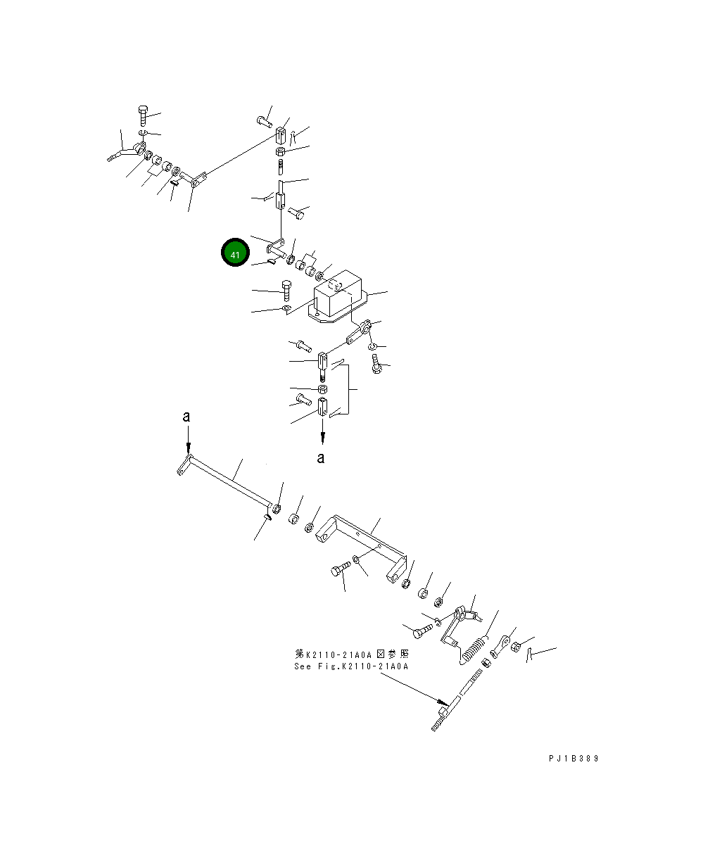 Вал 176-43-41550 Komatsu
