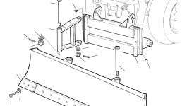 Бульдозерный отвал 200513931 Komatsu
