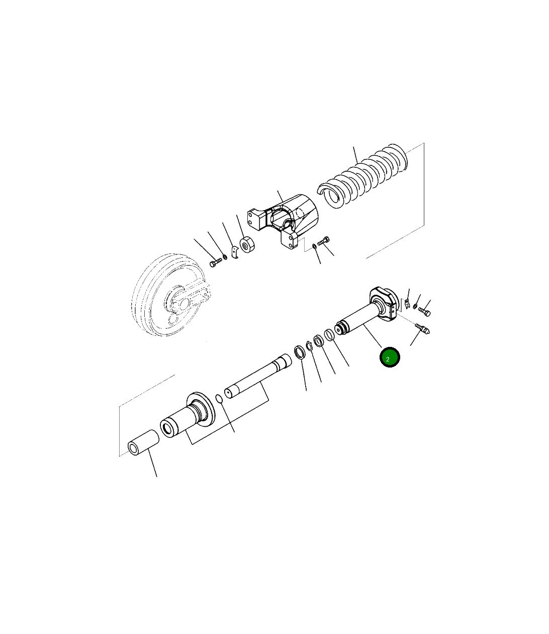 Вал 208-30-74520 Komatsu