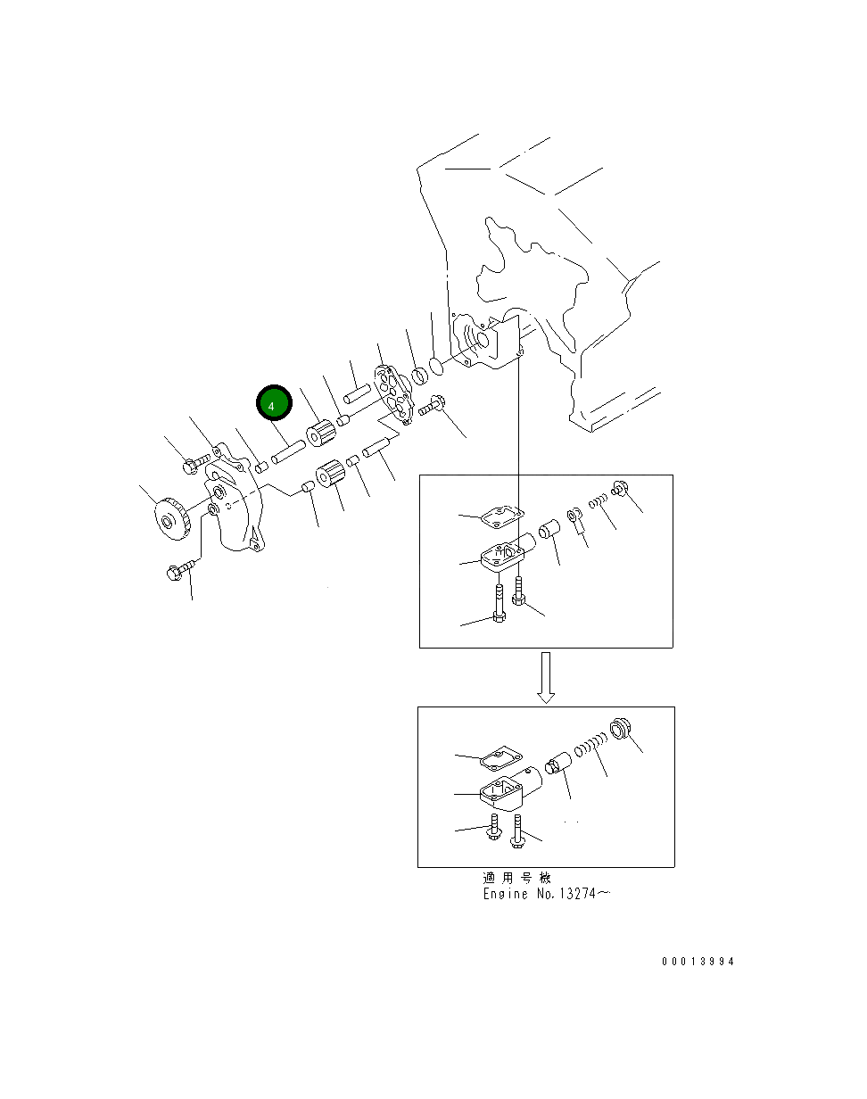 Вал 6212-51-1310 Komatsu