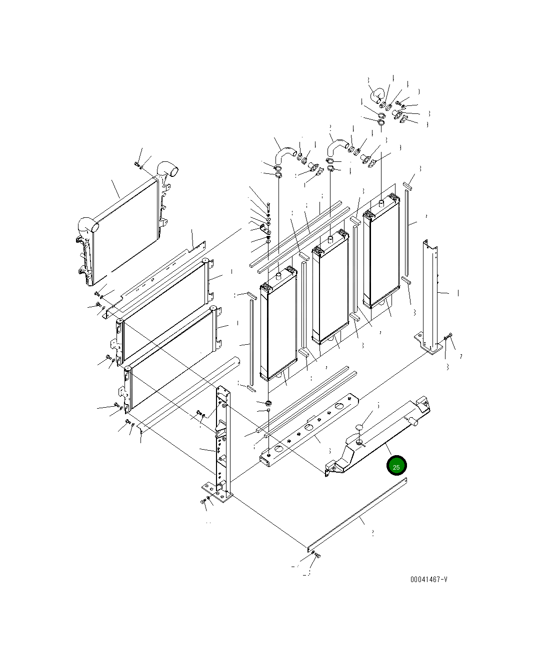 Бак 209-03-41220 Komatsu