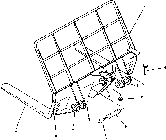 Вилка 362-912-1110 Komatsu